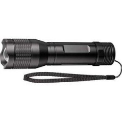 Goobay 44559 LED Flashlight - Super Bright 1500lm Black | Ultra Powerful Illumination