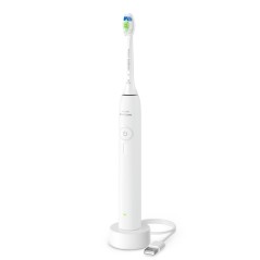 Philips 3100 Series HX403121 Elektrisk Tandbørste - Effektiv Rensning & Elegant Hvid Design
