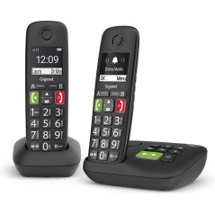 Gigaset E290A Duo - Brugervenligt Telefon Sæt med Fantastisk Lydkvalitet og Oplader!