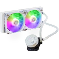 Cooler Master MasterLiquid Lite 240L Core ARGB Processors flydende kølesystem 1-pack Hvid 120 mm