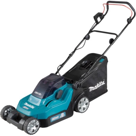 Køb Makita DLM382PT Batteridrevet Plæneklipper 2x 18 V - Effektiv og Brugervenlig til Perfekt Plæne!