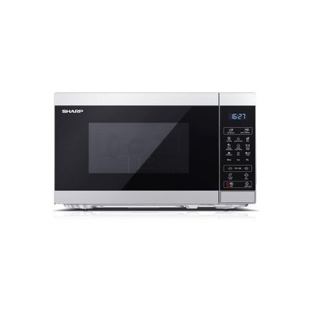 Køb Sharp YC-MG02E-S Mikrobølgeovn med Grill - Effektiv Madlavning og Elegant Design!