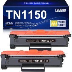 Brother TN-1150 kompatibel toner 2-pak sort – 2×1.000 sider