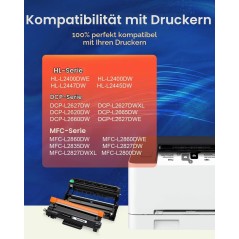 Brother TN2510XL toner + DR2510 drum – compatible accessory
