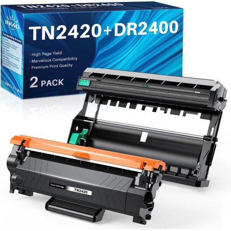 Brother TN-2420 toner + DR-2400 tromle, kompatibelt sæt – kompatibelt tilbehør