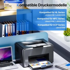 Brother TN423 tonerpatron – sort – kompatibelt tilbehør