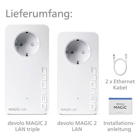 devolo Magic 2 LAN triple Bro Kabling