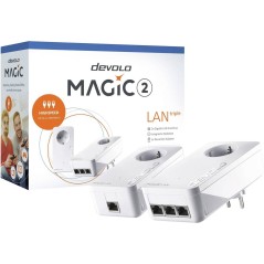 Devolo Magic 2 LAN Triple Bro Kabling - Hurtig og Stabil Netværksforbindelse | Varenummer: 4250059685109