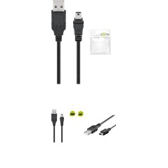 Goobay USB-kabel 1m Sort - Holdbar, Hurtig og Praktisk Tilslutning | Varenr. 4040849467127