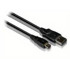 Goobay USB-kabel 1m Sort - Holdbar, Hurtig og Praktisk Tilslutning | Varenr. 4040849467127