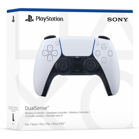 Sony Playstation 5 PS5 Controller DualSense White - Uovertruffen Spiloplevelse og Komfortable Design!