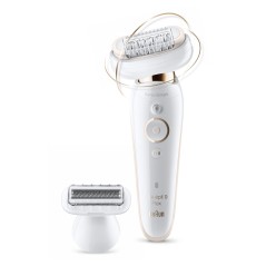 Braun Hvid/guld Epilator 9002 Flex - Effektiv, Skånsom og Elegant Hårfjerning