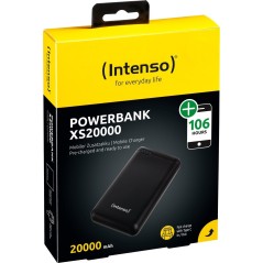 Intenso XS20000 Powerbank 20000mAh Sort - Pålidelig Energi til Dine Enheder!