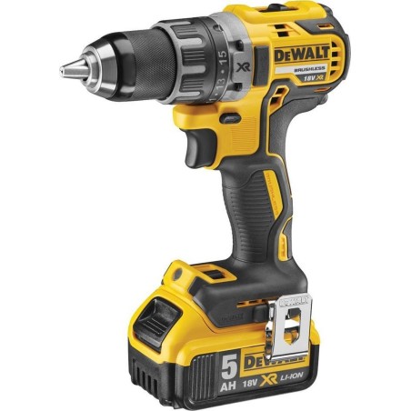 DeWALT DCD791P2 Bore-/Skruemaskine med 2 Batterier - Nøgleløs Borepatron for Optimal Effektivitet!