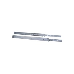 Inter-Tech Telescopic rail Kit til rack med spor Grå