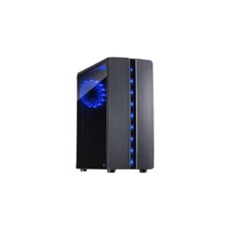 Inter-Tech Thunder Tårn ATX - Stift og Elegante Sort Kabinet uden Strømforsyning | Varenr. 4260455643634
