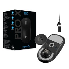 Logitech PRO X SUPERLIGHT Wireless Gaming Mouse Optisk Trådløs Sort