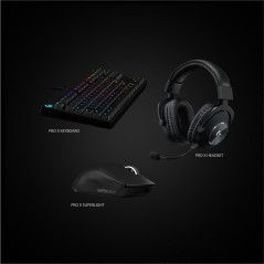 Logitech PRO X SUPERLIGHT Trådløs Gaming Mus - Optisk, Sort | Uovertruffen Præcision & Komfort