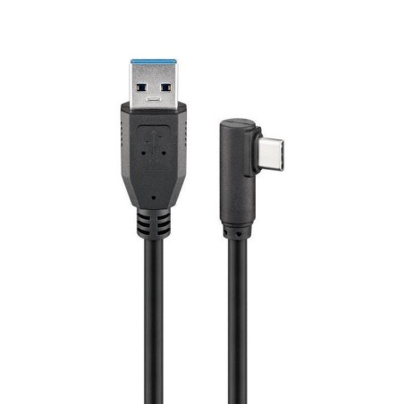 Goobay USB 3.0 Type-C Kabel 3m – Hurtig og Stabil Overførsel i Sort | Varenr. 4040849665042