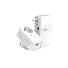 "TP-Link TL-WPA7617 KIT V1 Wi-Fi Kit - Lynhurtigt Powerline-adaptersæt til vægstik - Optimér dit internet!"