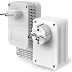 "TP-Link TL-WPA7617 KIT V1 Wi-Fi Kit - Lynhurtigt Powerline-adaptersæt til vægstik - Optimér dit internet!"
