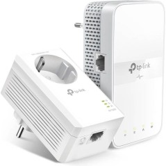 "TP-Link TL-WPA7617 KIT V1 Wi-Fi Kit - Lynhurtigt Powerline-adaptersæt til vægstik - Optimér dit internet!"