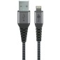 Goobay Lightning-kabel 2m braided MFi Goobay Lightning-kabel 2m braided MFi