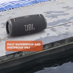 Køb JBL Xtreme 3 Højttaler Sort - Kraftfuld lyd til enhver anledning!