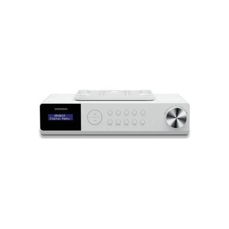 Grundig DKR 1000 BT DAB Radio - Elegante Hvid, Fantastisk Lydkvalitet og Bluetooth Funktioner - Varenummer: 4013833035589