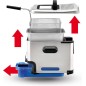 Tefal Oleoclean Pro Fritureapparat 3.5liter Børstet rustfrit stål/blå Tefal Oleoclean Pro Fritureapparat 3.5liter Børstet rustfrit stål/blå
