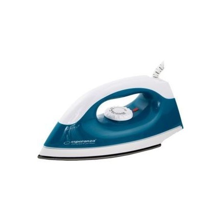 Esperanza SMOOTHER Rejse tør strygejern 1200W Blå Hvid