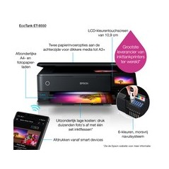 Epson EcoTank ET-8550 Blækprinter - Effektiv, Økonomisk og Miljøvenlig Kvalitet! (Varenr. 8715946676722)