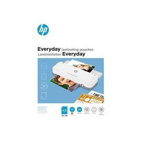 HP Everyday Lamineringslommer A3 80 micron (x25 pcs) - Professionel Beskyttelse til Dokumenter og Kreative Projekter!