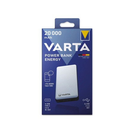 Køb Varta Energy 15W Powerbank - Effektiv, Bærbar og Pålidelig Strøm til Din Enhed!