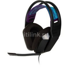 Logitech G G335 Kablet Gaming Headset - Komfortabelt, Tydeligt Lyd & Stilfuldt Design i Sort - Varenummer: 5099206094789