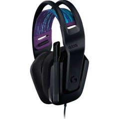 Logitech G G335 Kablet Gaming Headset - Komfortabelt, Tydeligt Lyd & Stilfuldt Design i Sort - Varenummer: 5099206094789