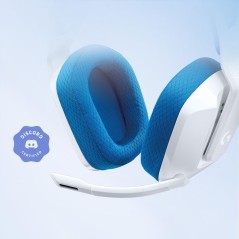 Logitech G G335 Kablet Gaming Headset - Komfortabelt Blå/Hvidt Design til Enestående Spiloplevelser