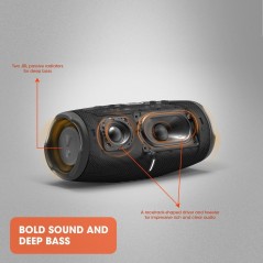JBL Charge 5 Højttaler Sort - Kraftfuld Lyd, Holdbar & Transportabel | Kvalitet til Enhver Anledning
