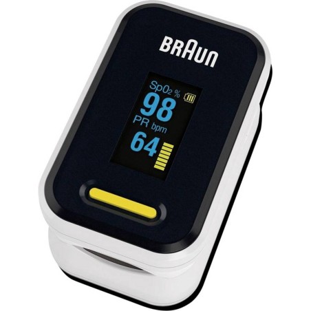 Braun YK-81CEU Puls-oximeter Sort Hvid