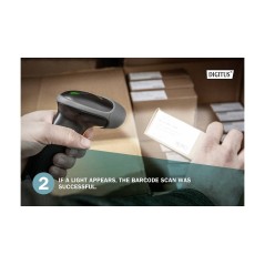 DIGITUS Håndmodel Stregkodescanner - Effektiv, Hurtig & Brugervenlig | Varenr. 4016032473640