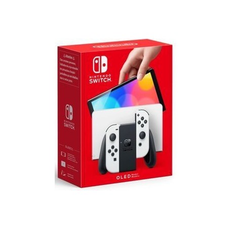 Køb Nintendo Switch OLED Model White - Fantastisk Spiloplevelse og Stilfuldt Design! Varenummer: 0045496453435