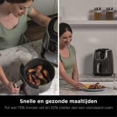 Køb Ninja AF160EU Airfryer 1750W Grå - Hurtig, Sund og Lækkert Frituremad!