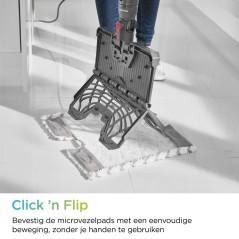 Shark Klik n' Flip S6003EU Damprenser - Effektiv rengøring med damp, nem at bruge!