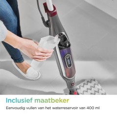 Shark Klik n' Flip S6003EU Damprenser - Effektiv rengøring med damp, nem at bruge!