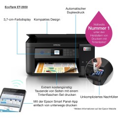 Epson EcoTank ET-2850 Blækprinter - Effektiv, Bæredygtig og Økonomisk Løsning til Dit Hjem