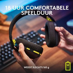 Logitech Lightspeed G435 Trådløs Headset - Sort | Ultimativ Lyd og Komfort til Gamere