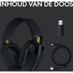 Logitech Lightspeed G435 Trådløs Headset - Sort | Ultimativ Lyd og Komfort til Gamere