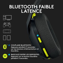 Logitech Lightspeed G435 Trådløs Headset - Sort | Ultimativ Lyd og Komfort til Gamere