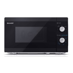 Sharp YC-MS01E-B Mikrobølgeovn 20 L 800 W - Elegant Sort Design, Hurtig Madlavning!