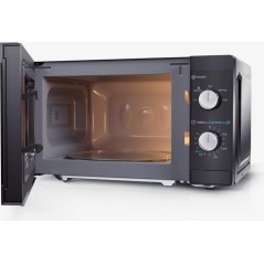 Sharp YC-MS01E-B Mikrobølgeovn 20 L 800 W - Elegant Sort Design, Hurtig Madlavning!